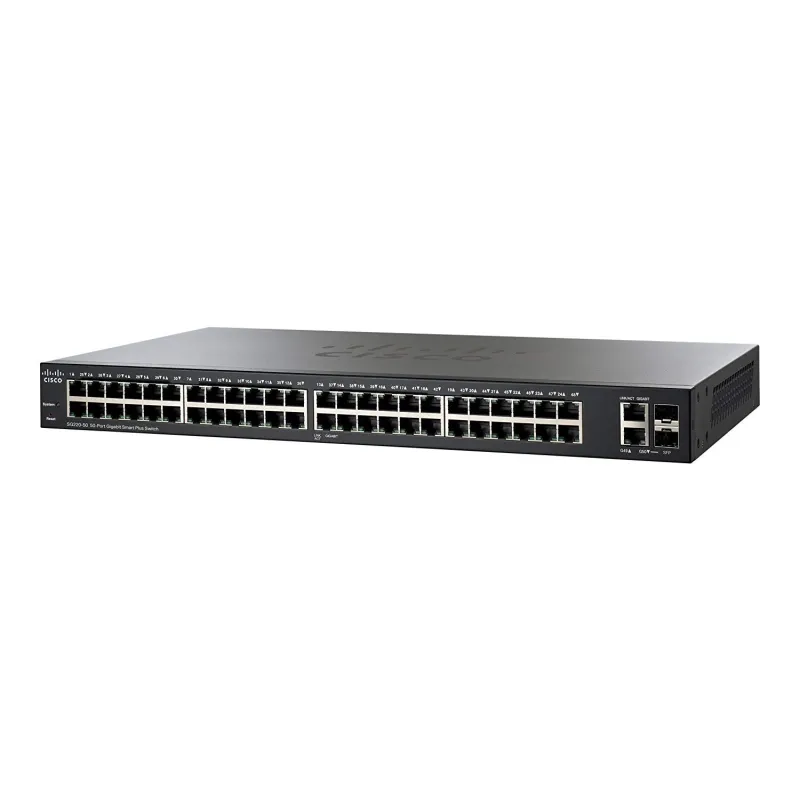 Cisco SG220-50 Switch 48x 1000Mb/s, 2x SFP/RJ45 Combo, Verwaltet, Rackmontage