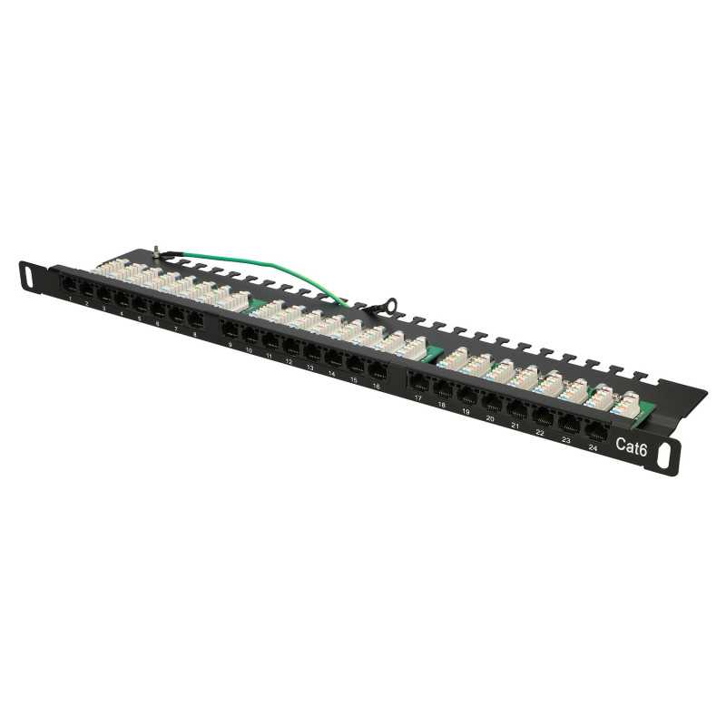 Extralink CAT6 UTP Patch Panel 0,5U, 24 Port - Görsel 2
