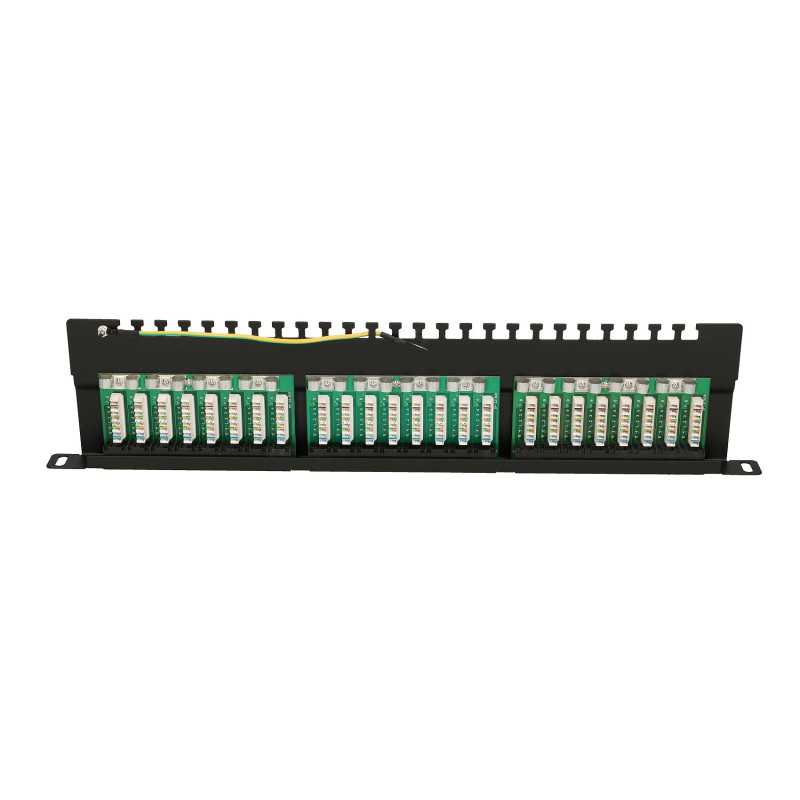 Extralink CAT6 UTP 0,5U | Patchpanel | 24 puertos - Imagen 5