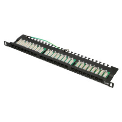 Extralink CAT6 UTP 0,5U | Patchpanel | 24 puertos - Imagen 6