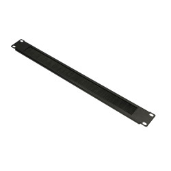 Extralink | Kabelorganizer | 1U mit Bürste, schwarz