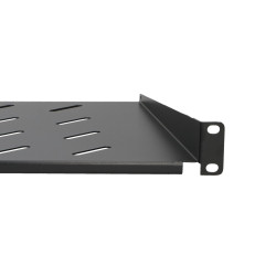 Extralink 1U 300mm Schwarz | Regalbrett | 19", für Hängeschränke - Bild 5