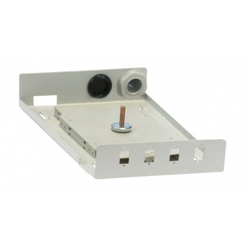 Mantar PSN 1 SC 4x Simplex | Patch Panel de Fibra Óptica | profundidad 35 mm - Imagen 4