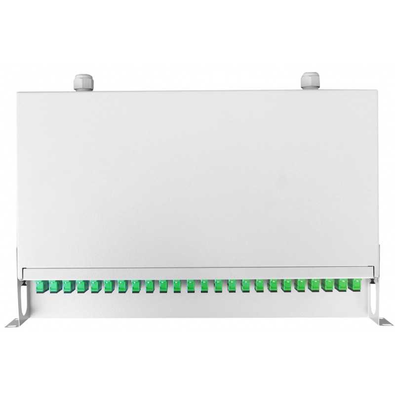 Mantar PS 19" 1U SC 24 Duplex Slide NG | Patch Panel de Fibra Óptica | slide-out no guiding, profundidad 290 mm - Imagen 5