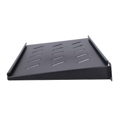 Полка Extralink 1U 350mm Черная, 19", для настенных шкафов - Изображение 3