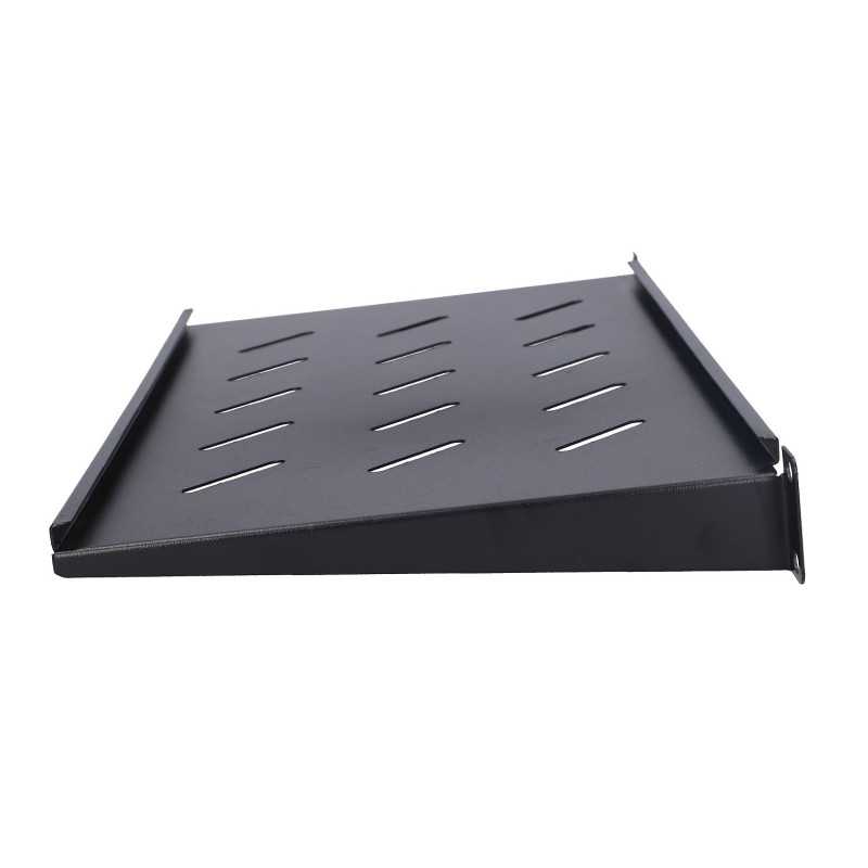 Полка Extralink 1U 350mm Черная, 19", для настенных шкафов - Изображение 3