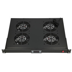 Extralink | Painel de ventilador | 19 ", 4 ventiladores,...