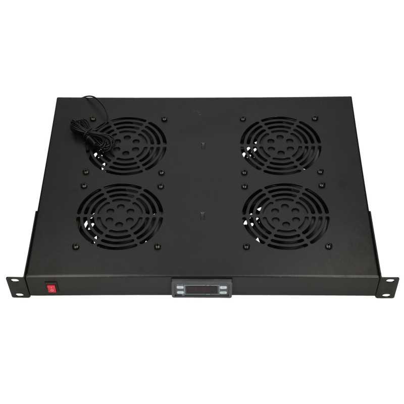 Extralink | Pannello ventola | 19", 4 ventole, con termostato - Immagine 2