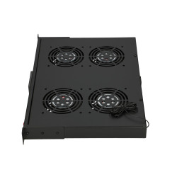 Extralink | Panel de ventilador | 19", 4 ventiladores, con termostato - Imagen 3