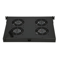 Extralink | Fan panel | 19", 4 fans, for rack cabinets, with thermostat - Image 4