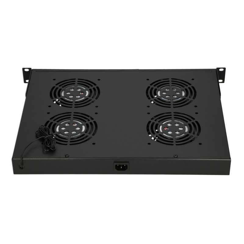 Extralink | Painel de ventilador | 19 ", 4 ventiladores, com termostato - Imagem 4