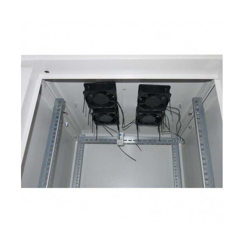 Kit di Ventilazione per Armadi Mantar con Termostato (4 Ventilatori)