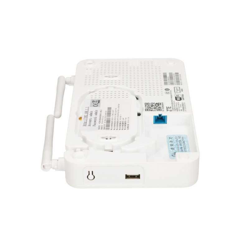ZTE F673 | ONT | WiFi, 1x GPON, 4x RJ45 1000Mb/s, 1x RJ11, 2x USB - Imagen 7