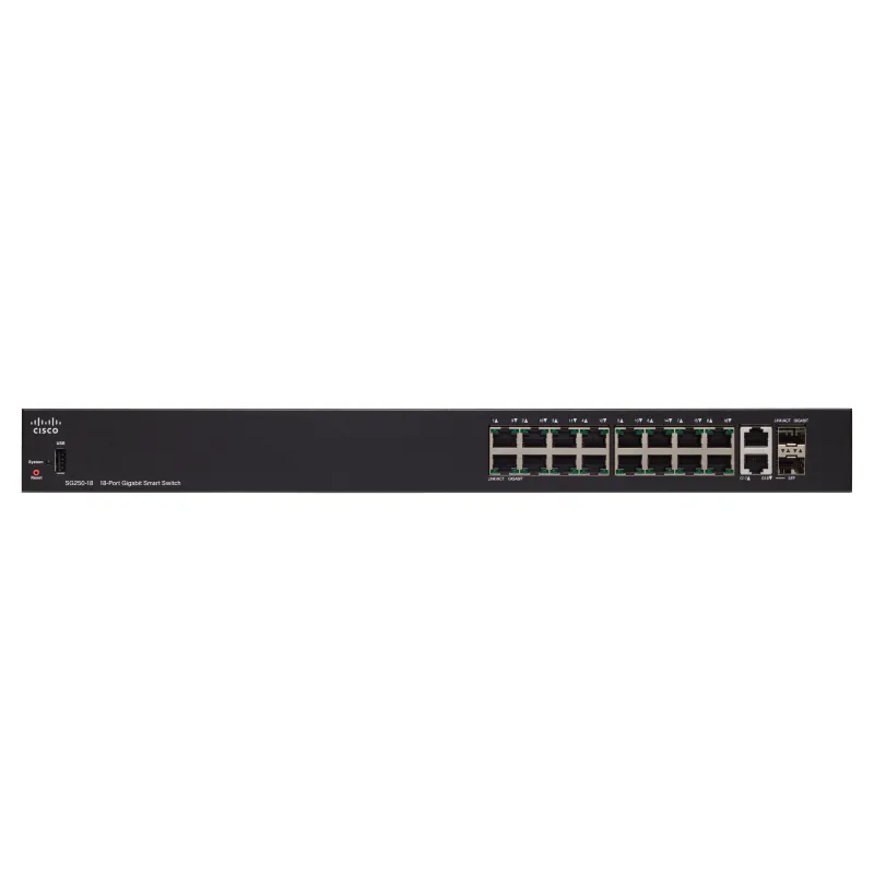 Cisco SG250-18 Switch 16x 1000Mb/s, 2x 1Gb/s Combo, gerenciado