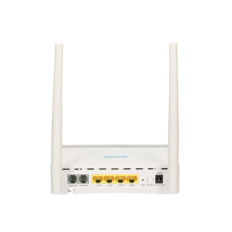 ONT HALNy HL-4GMV, GPON ONT B+ SC/APC, AC Çift Bant 2x2 MIMO, 4x RJ45 1000Mb/s, 2x RJ11 - Görsel 2