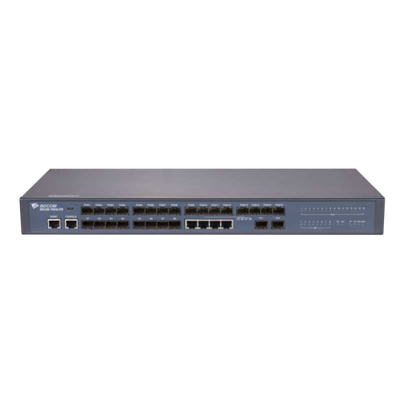 EPON OLT BDCOM P3616-2TE, 16XPON, 2X10G SFP+, 4XGE SFP, 4XGE TX/SFP combo