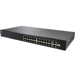 Cisco SG250-26 Anahtarı, 24x 1000Mb/s, 2x 1Gb/s Combo, Yönetilebilir