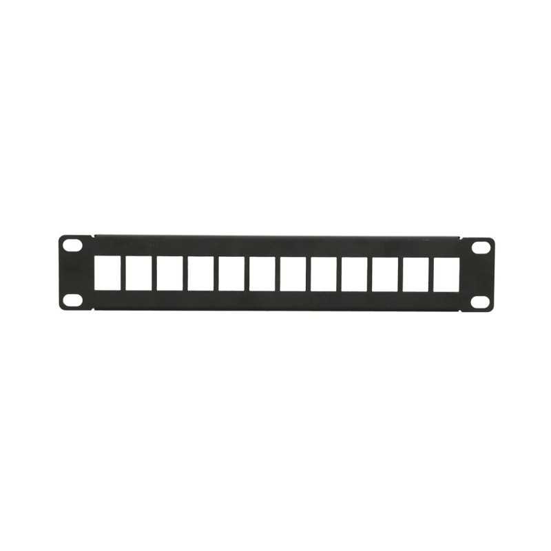 Extralink 12 Port 10" | Patchpanel | Modular, 12 ports - Image 2