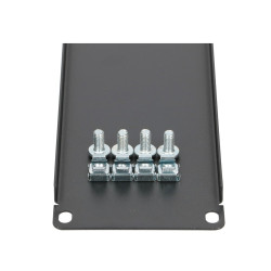 Extralink 2U 19" | Front Blank Panel | Black - Obrázek 5