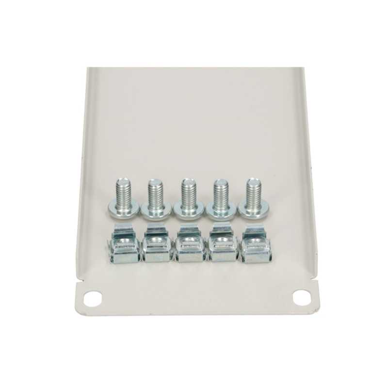 Extralink 2U 19" | Front Blank Panel | Gray - Obrázek 5