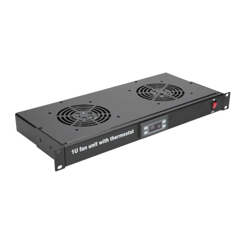 Extralink | Ventilátorový panel | 19", 2 ventilátory, s termostatem - Obrázek 6
