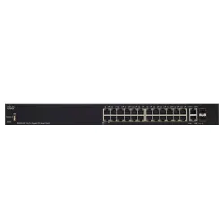 Cisco SG250-26P PoE Switch 24x 1000Mb/s PoE/PoE+, 2x 1Gb/s Combo, PoE 195W, gerenciado