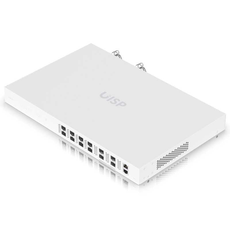 OLT Ubiquiti UISP-FIBER-OLT-XGS, UISP Fiber OLT XGS, 8x XGS-PON, 4x SFP28, 1U стойка - Изображение 2