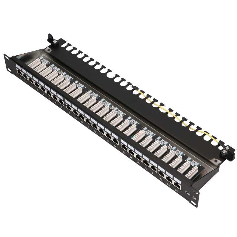 Патч-панель Extralink CAT6A STP, 24 порта - Изображение 5