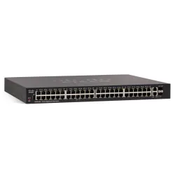 Cisco SG250-50P Switch PoE 48x 1000Mb/s PoE/PoE+, 2x 1Gb/s Combo, PoE 375W, Zarządzalny