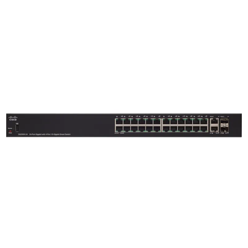 Cisco SG250X-24 Switch 24x 1000Mb/s, 2x 10Gb/s, 2x SFP+, gestionado