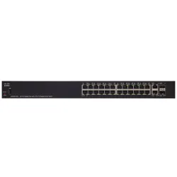 Cisco SG250X-24P PoE-Schalter 24x 1000Mb/s PoE/PoE+, 195W, 2x 10Gb/s, 2x SFP+, Verwaltet