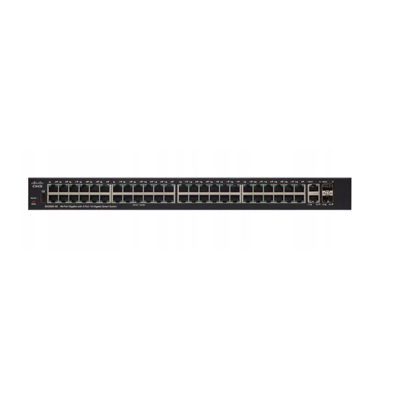 Cisco SG250X-48 Switch 48x 1000Mb/s, 2x 10Gb/s, 2x SFP+, Managed