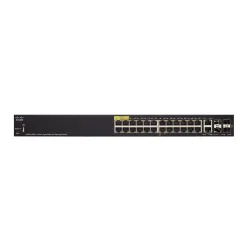 Cisco SG350-28MP PoE-Schalter 24x 1000Mb/s PoE, 382W, 2x Combo(RJ45/SFP) + 2x SFP, verwaltet