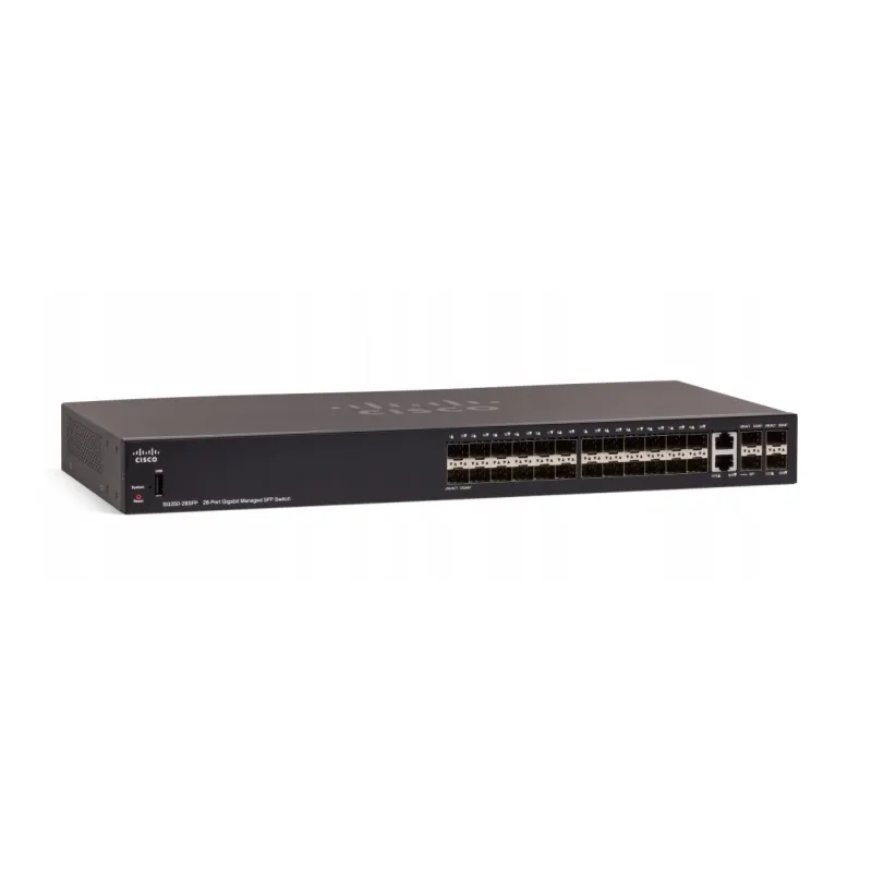 Cisco SG350-28SFP SFP Switch 24x SFP, 2x Combo(RJ45/SFP) + 2x SFP, Administrado