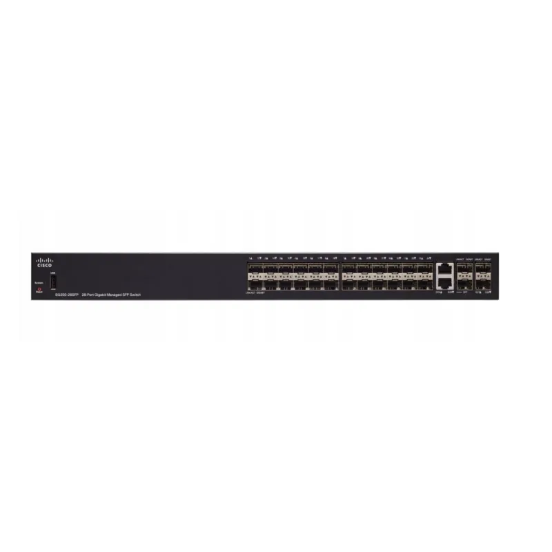 Cisco SG350-28SFP SFP Schalter 24x SFP, 2x Combo(RJ45/SFP) + 2x SFP, verwaltet