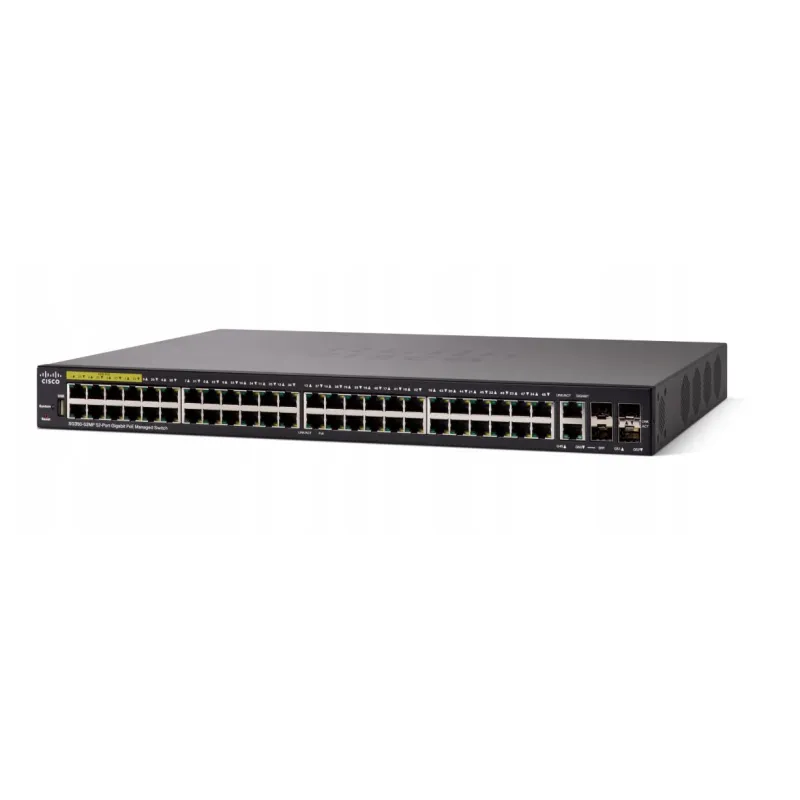 Cisco SG350-52MP PoE Switch 48x 1000Mb/s Max PoE, 740W, 2x Combo(RJ45/SFP) + 2x SFP, Gerenciado