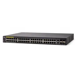 Cisco SG350-52P Switch PoE 48x 1000Mb/s PoE, 375W, 2x Combo(RJ45/SFP) + 2x SFP, Řízený