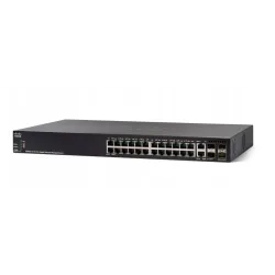 Cisco SG350X-24 Switch 24x Gigabit RJ45, 2x 10G Combo(RJ45/SFP+), 2x SFP+, Impilabile