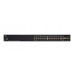 Cisco SG350X-24 Schalter 24x Gigabit RJ45, 2x 10G Combo(RJ45/SFP+), 2x SFP+, stapelbar