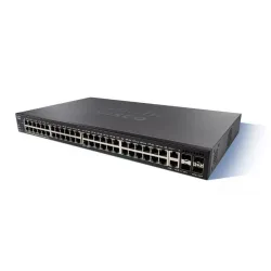 Cisco SG350X-48 Anahtar, 48x Gigabit RJ45, 2x 10G Combo (RJ45/SFP+), 2x SFP+, Yığılabilir