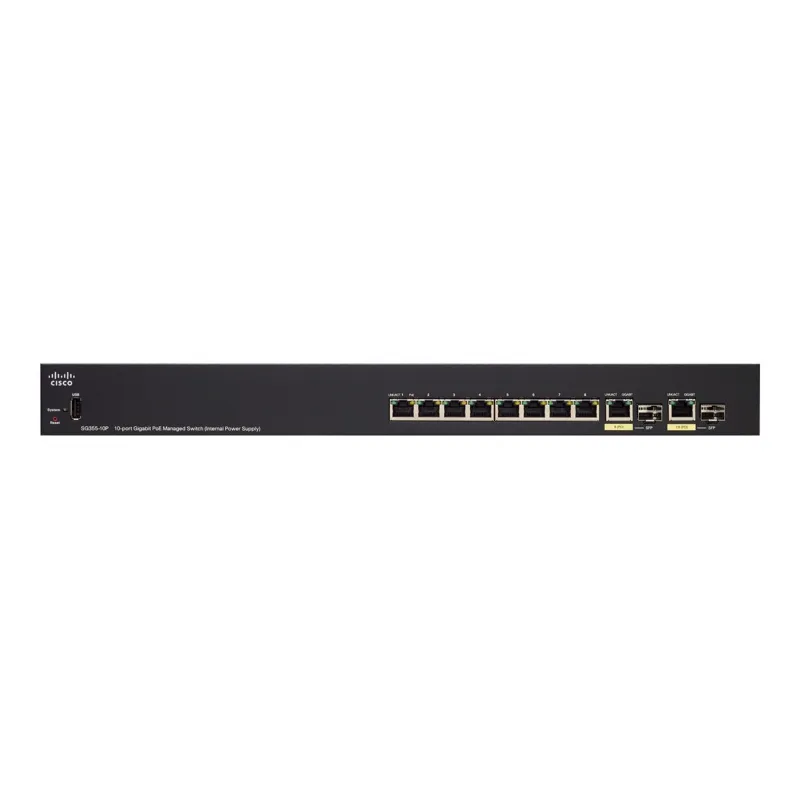 CISCO SG355-10P 10-PORT GIGABIT/POE MANAGED SWITCH
