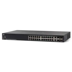 Cisco SG550X-24 Switch 24x Gigabit RJ45, 2x 10G Combo(RJ45/SFP+), 2x SFP+, Stohovatelný