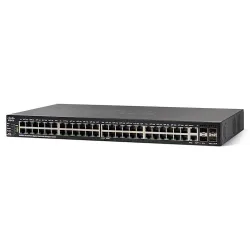 Cisco SG550X-48MP Switch PoE 46x 1000Mb/s PoE, 2x 10G Combo(RJ45/SFP+), 2x SFP+, 740W, Stackovatelný