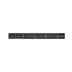 Cisco SG550X-48MP-K9-EU PoE Switch Stackable, 46x RJ45 1000Mb/s PoE, 4x SFP+, 740W