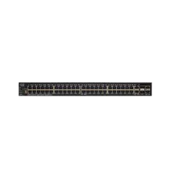 Cisco SG550X-48P Switch 48x Gigabit RJ45 PoE, 2x 10G Combo(RJ45/SFP+), 2x SFP+, 382W PoE, Empilhado