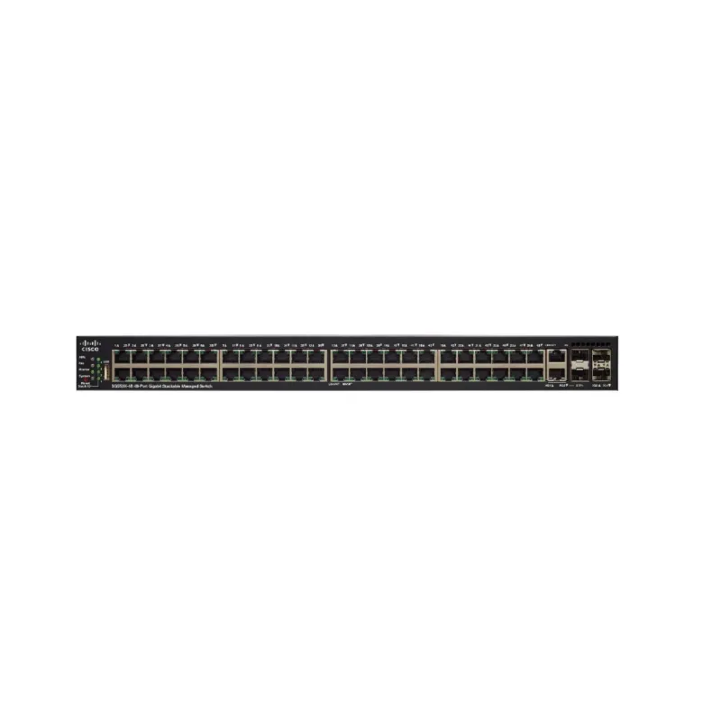 Cisco SG550X-48P Switch 48x Gigabit RJ45 PoE, 2x 10G Combo(RJ45/SFP+), 2x SFP+, 382W PoE, Stakowalny