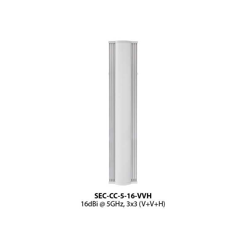 RF Elements SEC-CC-5-16-VVH | Antena do setor | MIMO, 5GHz, 16dBi, 3x RP-SMA