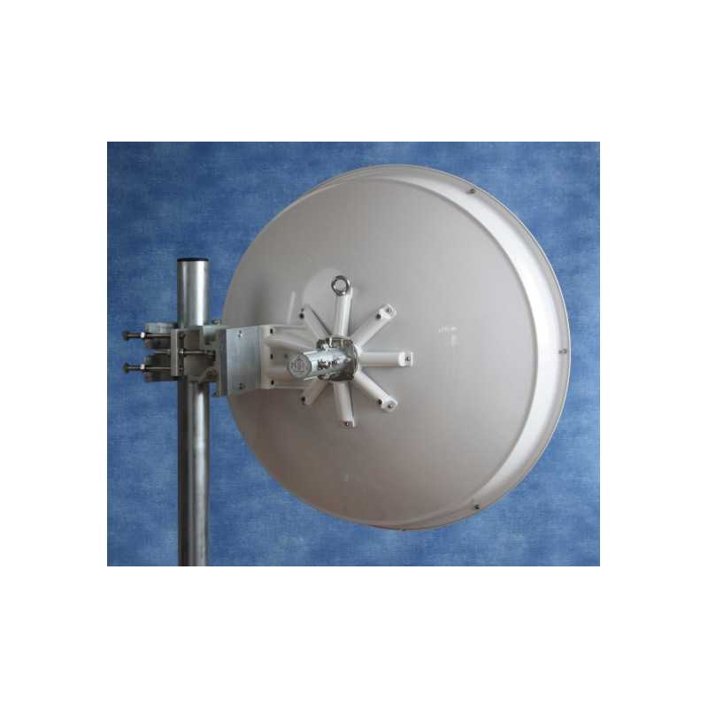 Jirous JRC-29 Duplex Precision N/Female Parabolic Antenna, 5.45 - 5.9GHz, 29dB, Designed for Mimosa B5C