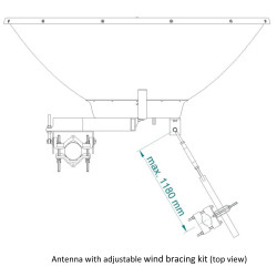 Adjustable Jirous JRZ-1200 Mount, dedicated for...