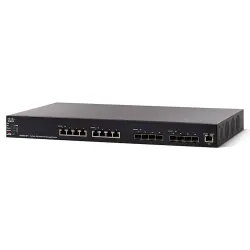 Cisco SX550X-16FT Switch 8x 10Gigabit Ethernet, 8x SFP+, Stackovatelný